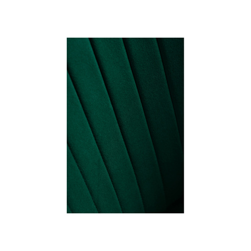 Стул на металлокаркасе Gabi 1 dark green, black