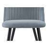 Стул на металлокаркасе Gabi 1 gray, black