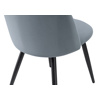 Стул на металлокаркасе Gabi 1 gray, black