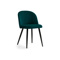 Стул на металлокаркасе Gabi 1 green, black Стул на металлокаркасе Gabi 1 green, black