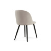 Стул на металлокаркасе Gabi 1 latte, black