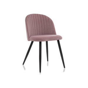 Стул на металлокаркасе Gabi 1 light purple, black