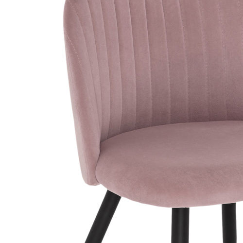 Стул на металлокаркасе Gabi 1 light purple, black
