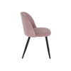Стул на металлокаркасе Gabi 1 light purple, black