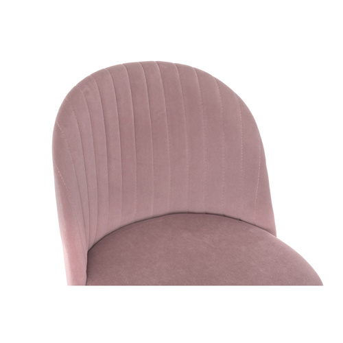 Стул на металлокаркасе Gabi 1 light purple, black
