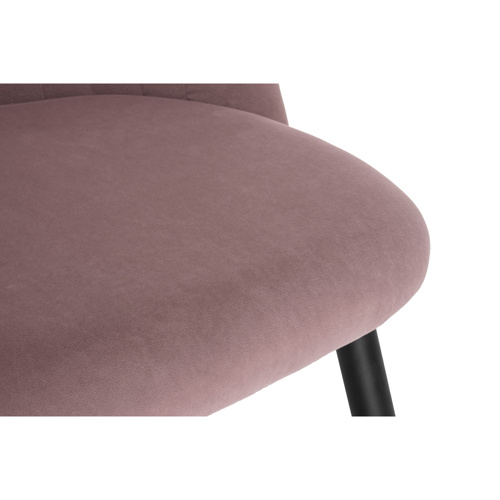 Стул на металлокаркасе Gabi 1 light purple, black