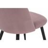Стул на металлокаркасе Gabi 1 light purple, black