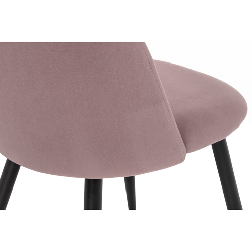Стул на металлокаркасе Gabi 1 light purple, black