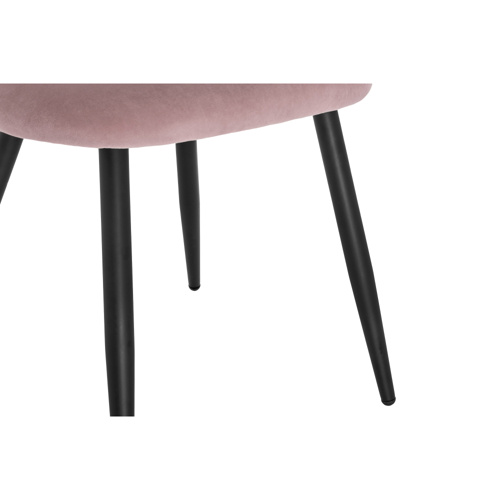 Стул на металлокаркасе Gabi 1 light purple, black