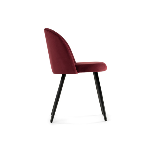 Стул на металлокаркасе Gabi 1 wine red, black