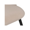 Стул на металлокаркасе Gabi beige, black, gold