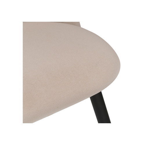 Стул на металлокаркасе Gabi beige, black, gold