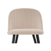 Стул на металлокаркасе Gabi beige, black, gold