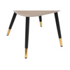Стул на металлокаркасе Gabi beige, black, gold