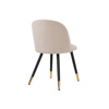 Стул на металлокаркасе Gabi beige, black, gold