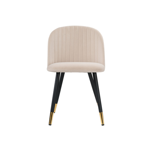 Стул на металлокаркасе Gabi beige, black, gold