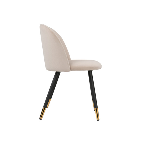 Стул на металлокаркасе Gabi beige, black, gold