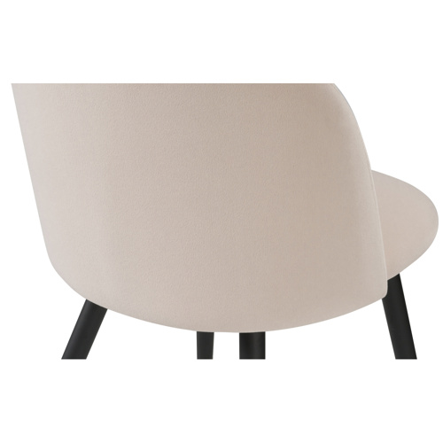Стул на металлокаркасе Gabi beige, black, gold