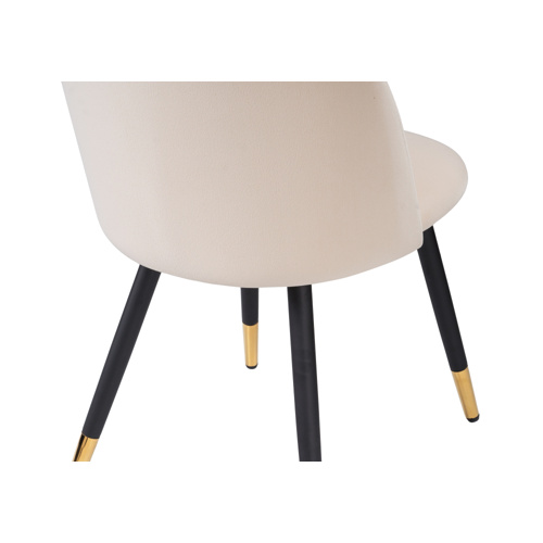 Стул на металлокаркасе Gabi beige, black, gold