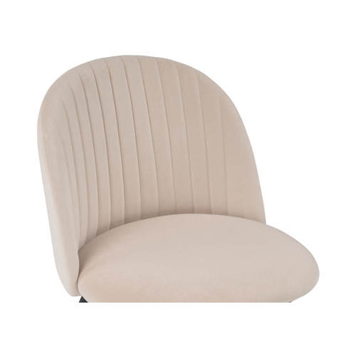 Стул на металлокаркасе Gabi beige, black, gold