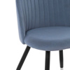 Стул на металлокаркасе Gabi blue, black