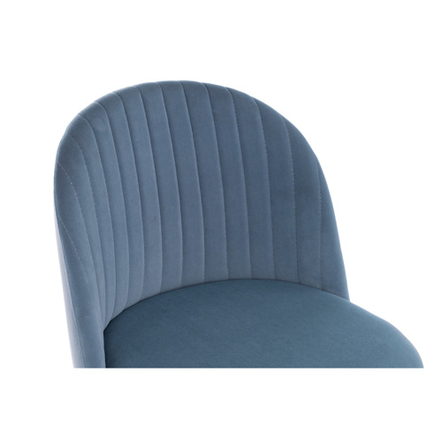 Стул на металлокаркасе Gabi blue, black