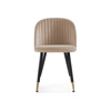 Стул на металлокаркасе Gabi dark beige, black, gold