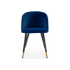 Стул на металлокаркасе Gabi dark blue, black, gold