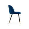 Стул на металлокаркасе Gabi dark blue, black, gold