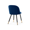 Стул на металлокаркасе Gabi dark blue, black, gold