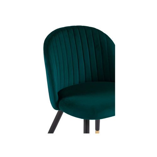 Стул на металлокаркасе Gabi green, black
