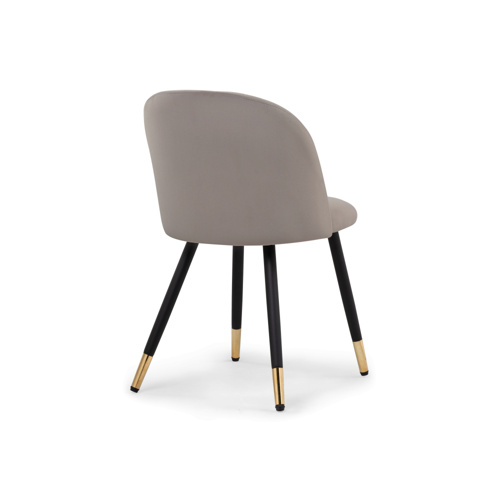 Стул на металлокаркасе Gabi latte, black, gold