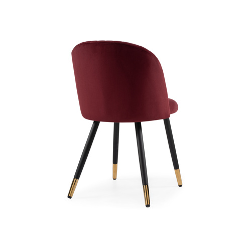 Стул на металлокаркасе Gabi wine red, black