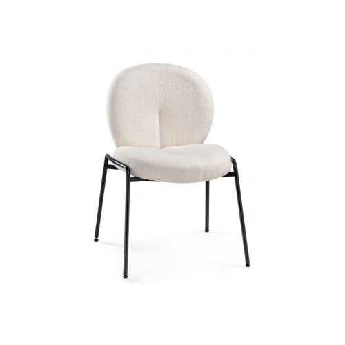 Стул на металлокаркасе Kalipso 1 white, black 