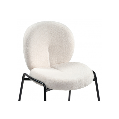 Стул на металлокаркасе Kalipso 1 white, black 
