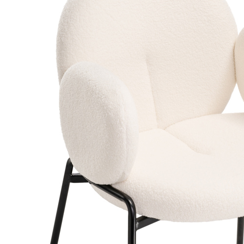 Стул на металлокаркасе Kalipso white, black