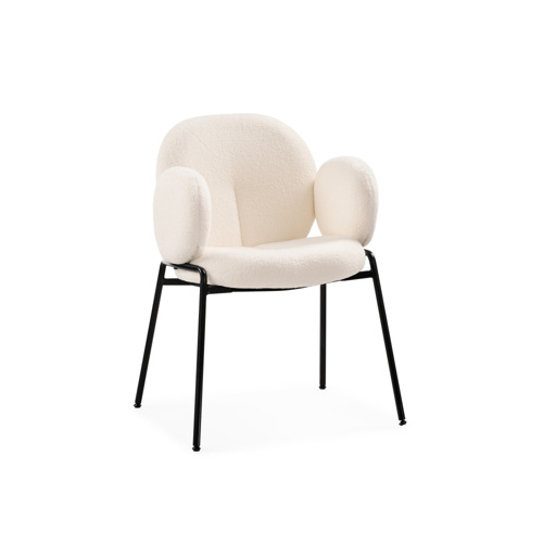 Стул на металлокаркасе Kalipso white, black
