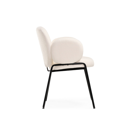 Стул на металлокаркасе Kalipso white, black