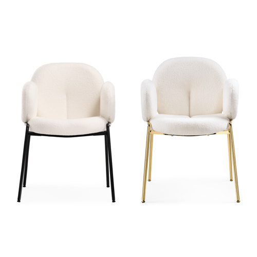 Стул на металлокаркасе Kalipso white, black