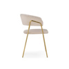 Стул на металлокаркасе Kamelia 1 beige, gold