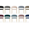 Стул на металлокаркасе Kamelia 1 dark gray, gold