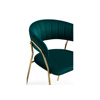 Стул на металлокаркасе Kamelia 1 green, gold