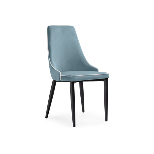 Стул на металлокаркасе Kora 1 light blue, white, black