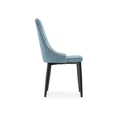 Стул на металлокаркасе Kora 1 light blue, white, black