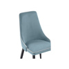 Стул на металлокаркасе Kora 1 light blue, white, black