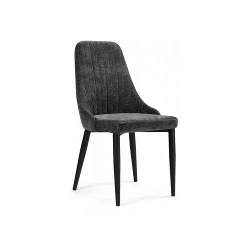 Стул на металлокаркасе Kora black, dark gray