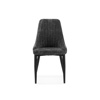 Стул на металлокаркасе Kora black, dark gray