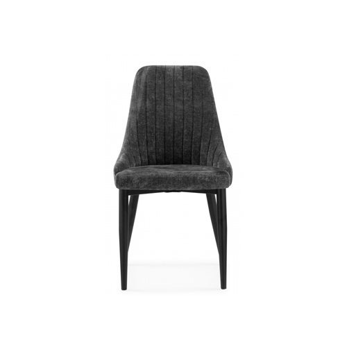 Стул на металлокаркасе Kora black, dark gray