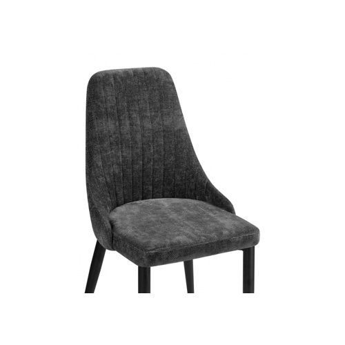 Стул на металлокаркасе Kora black, dark gray