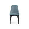 Стул на металлокаркасе Kora light blue, black